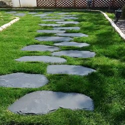 Blue Stone Steps, Garden Lawn Stepping Stones, Natural Courtyard Paving Stones, Outdoor Stepping Stones, Villa Paving Stones