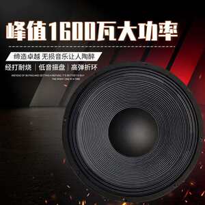 
Jinggeyuan 15-inch bass speaker 1600 watt high-power outdoor square dance folk song singing instrument home speaker