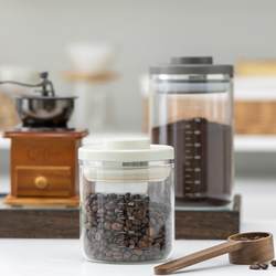 ARASIGAWA coffee bean storage jar tea milk powder storage bottle coffee powder storage jar glass sealed jar