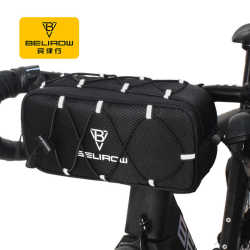 Bicycle front bag, tube bag, mountain bike front bag, bicycle hard shell bag, road bike tool storage bag