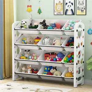 
Children's toy storage rack floor-standing multi-layer shelf bookshelf large capacity cabinet kindergarten storage divided into LFT categories