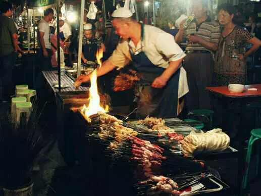 夜市一条街图片