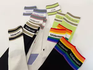 Lululemon rainbow socks