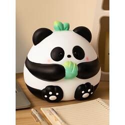 Internet-Famous Panda Piggy Bank 2024 New Model, Only Deposits No Withdrawals, Large Capacity Savings Bank for Adults and Children, Boys and Girls