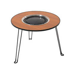 Tea table cooking stove set barbecue table outdoor stove charcoal stove household folding charcoal grill tea table