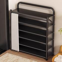 Installation-Free Dust-Proof Shoe Rack, Multi-Layer Shoe Storage Rack for Home Entrance, Space-Saving, Foldable Shoe Cabinet That Can Be Used with Just One Pull