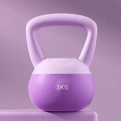 Soft Kettlebell for Women's Fitness, Home Strength Training Equipment, Soft Dumbbell for Men, Kettlebell for Squats and Glute Exercises