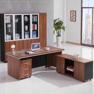 
Manager's desk, manager's office, supervisor's office desk and chair combination, single appointment office furniture management desk 527477