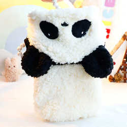 Pet Puppy Clothes Yorkshire Maltese Panda Cotton Jacket with Leash Attachment Winter Style Winter Outfit for Small Dogs