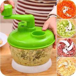 Hand-Cranked Food Processor, Garlic Masher, Coffee Bean Grinder, Kitchen Gadget, Household Garlic Crusher, Multi-Functional Vegetable Cutter
