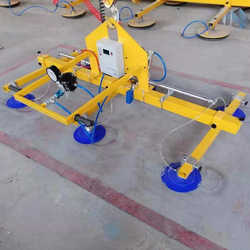 Iron plate lifting vacuum suction crane 2 tons reversible electric iron plate suction cup curtain wall installation glass spreader