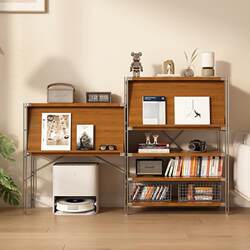 Bauhaus Storage Rack Home Storage Display Rack Multifunctional Living Room Floor-Standing Magazine Cabinet Storage Cabinet