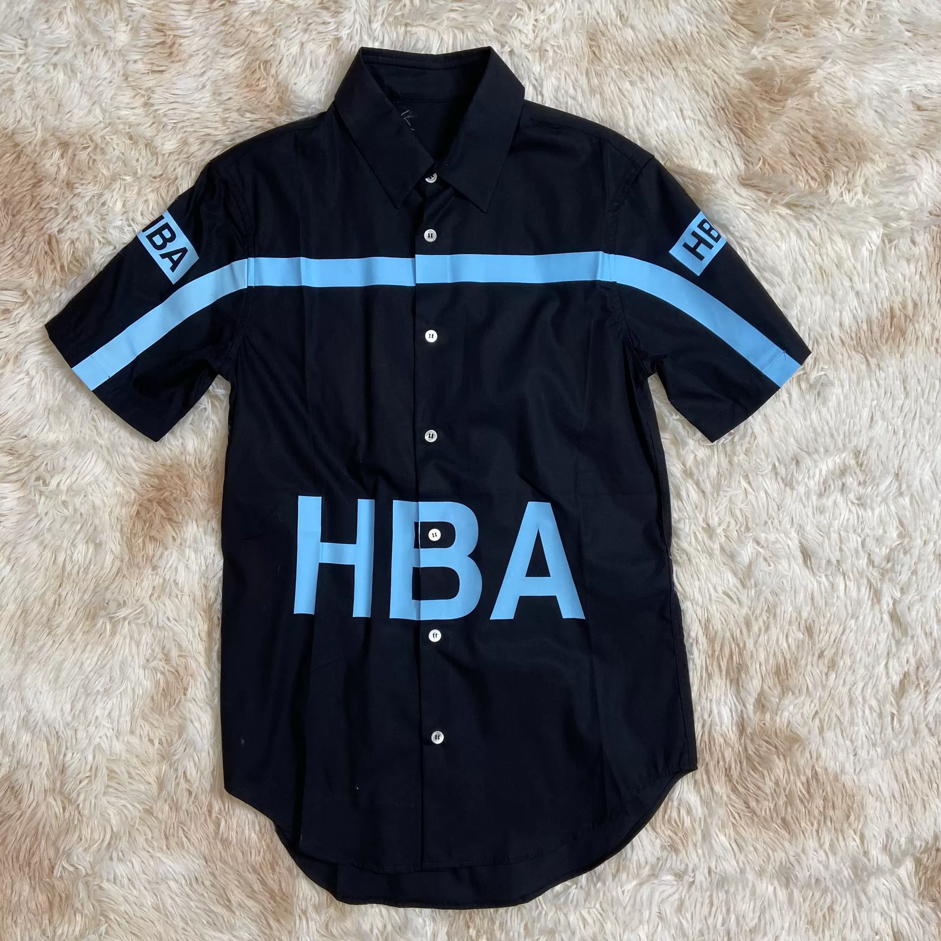 HBA hood by air 全新正品黑蓝衬衫XS买手-Taobao Singapore