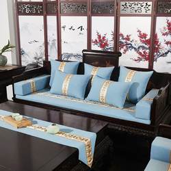 Mahogany sofa cushion, new Luohantai mattress, removable tea anti-slip furniture, Chinese style cushion, thickened chair cushion, sofa