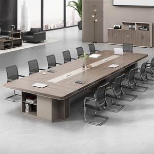 
Wow, conference table and chair combination thickened plate-type long table simple modern rectangular large office furniture
