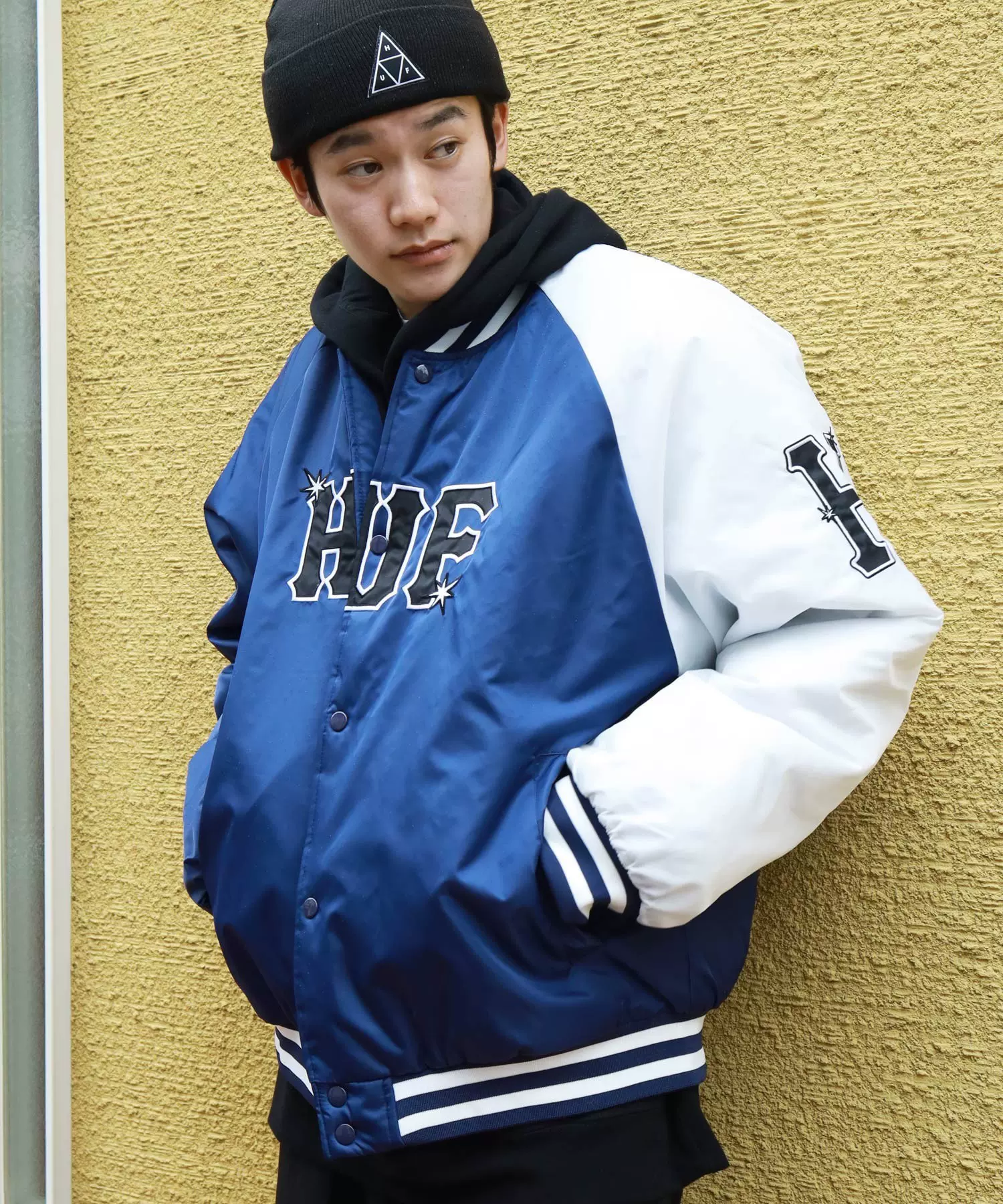 HUF Satin Baseball Jacket 