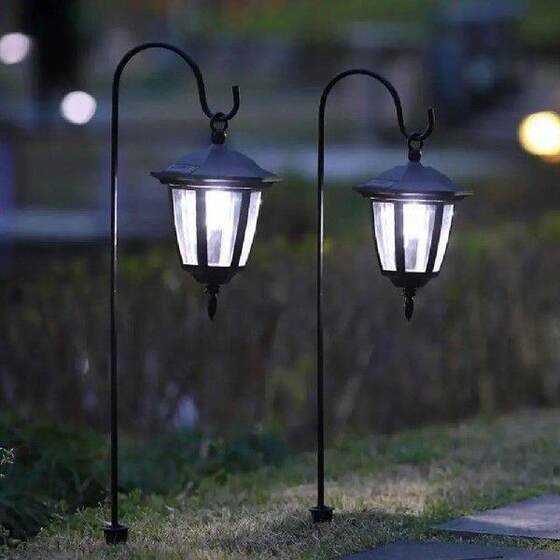 Solar Garden Hook Shepherds Hooks for Outdoor Small