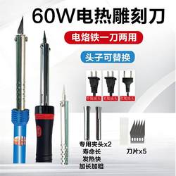 German Electric Soldering Iron for Manual Hole Punching, Hot Knife for Engraving, Hot Melt Knife for Cutting, Tool for Converting Laundry Detergent Bottles into Flower Pots