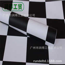 PVC mosaic plaid self-adhesive wallpaper renovation sticker dormitory bedroom living room clothing store photography studio
