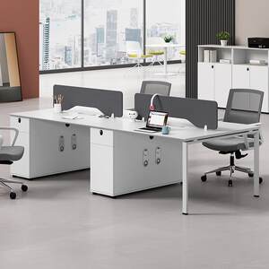 
Staff office desk chair combination office simple employee work station 2 person 4 person screen financial desk office furniture