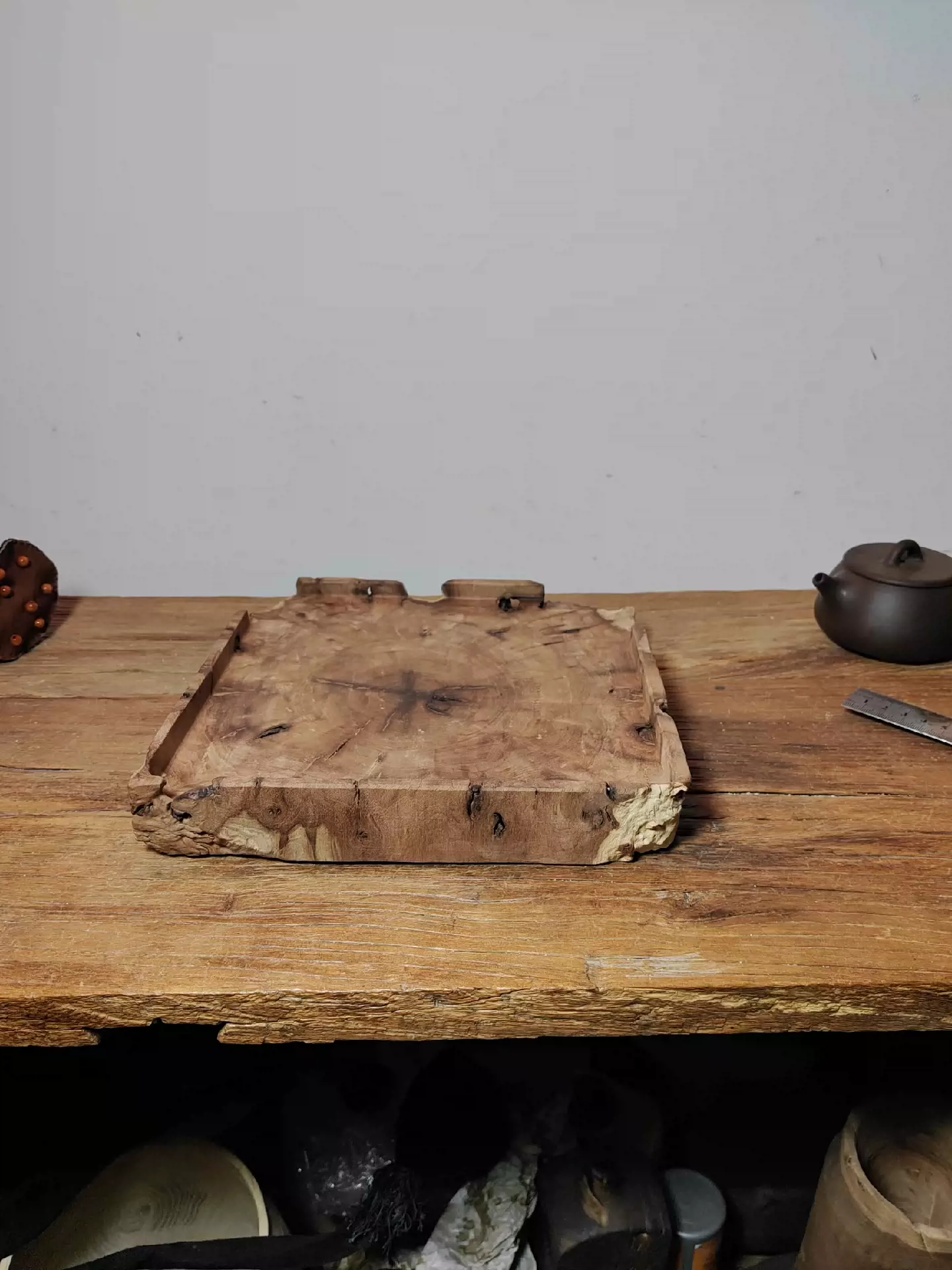 中国茶道具 茶盤 高級木材 - キッチン/食器