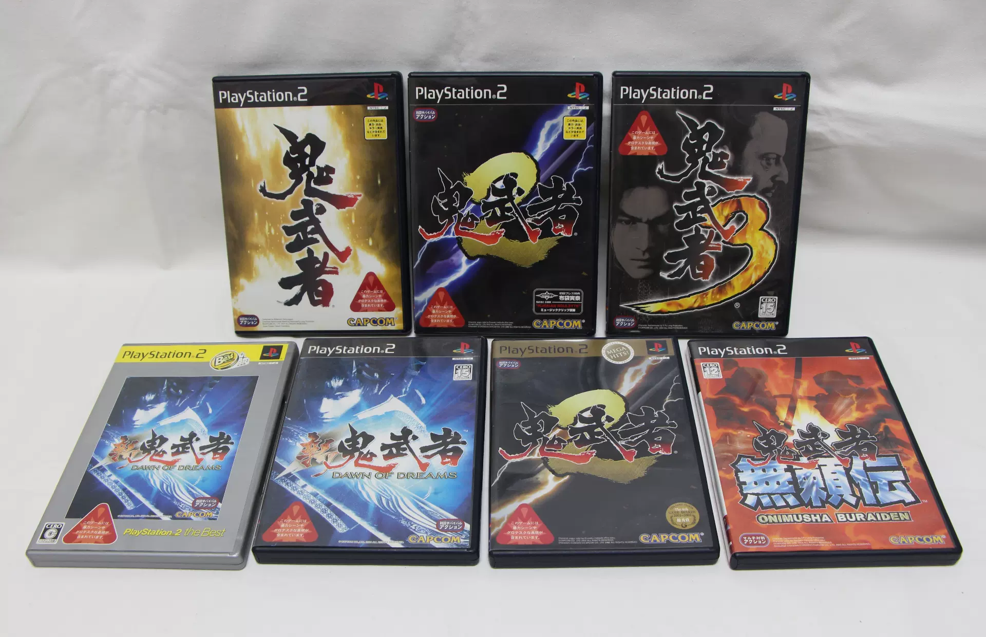 PS2鬼武者1 2 3 新鬼武者無賴傳-Taobao