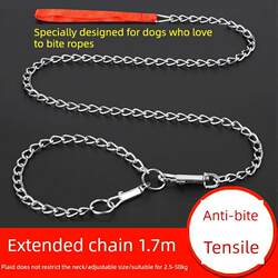 Dog Chain, Iron Chain Collar for Dogs, Pet Chain, Leash for Teddy and Golden Retriever, Suitable for Small, Medium, and Large Dogs