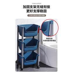 Movable Storage Rack for Home Kitchen Organization, Multi-Layer Snack and Vegetable Cart, Kitchen Gadget Set