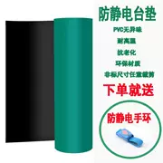 Khuyến mại màu xanh lá cây chống tĩnh điện bảng mat cao su bảng mat cách nhiệt tấm cao su dẫn điện sàn nhà máy bán hàng trực tiếp 2 3 MÉT
