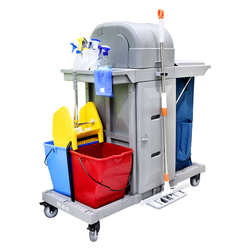 Kaimujie multifunctional cleaning cart push cleaning cart hotel property shopping mall supermarket cleaning special tool