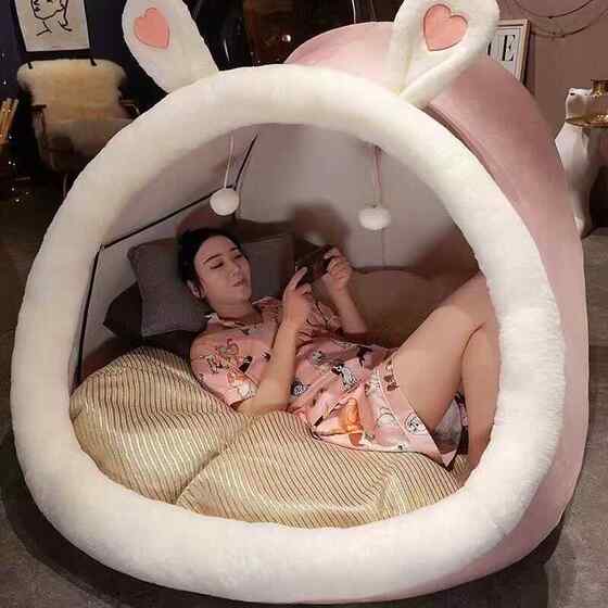 
Princess style monster bed indoor warm tent room decoration dog house cat nest internet celebrity toy human sleeping giant large nest