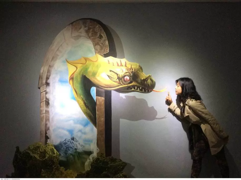 3500平米中国顶级3d魔幻互动艺术展图片