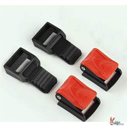 Helmet Lock Accessories Universal Electric Motorcycle Helmet Chin Strap Three-Section Buckle Latch Safety Buckle