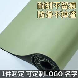 In-Stock Pu Natural Rubber Yoga Mat, Non-Slip Posture Line Exercise Fitness Mat, Thick Luxury Mat for Home Use