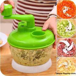 Large Manual Vegetable Grinder, Meat Grinder, Multifunctional Food Processor, Hand-Cranked Vegetable Chopper, Vegetable Cutter, Juicer