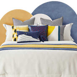 Matching set of modern children's soft showroom youth furniture bed room room product sample multi-bedding set