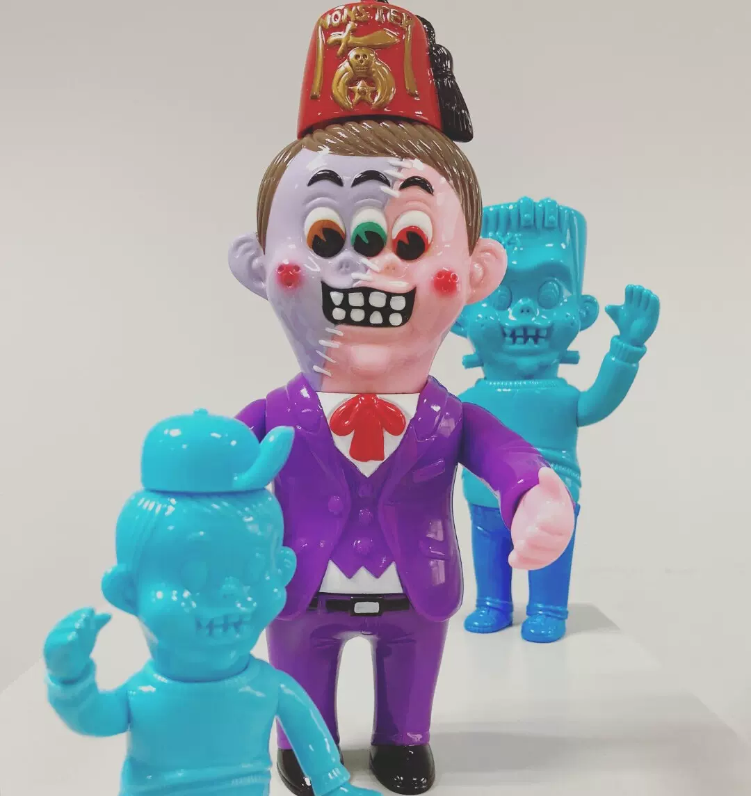 Dr. Hyde 3つ目 HEADLOCKSTUDIO Dcon ワンフェス WF HEAD LOCK STUDIO ドクターハイド medicom toy Knuckle's Kustom Monsters Lil' FRANKY