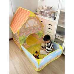 Children's Secret Base Cabin Tent Indoor Small House Boys and Girls Play House Ocean Ball Pool Outdoor