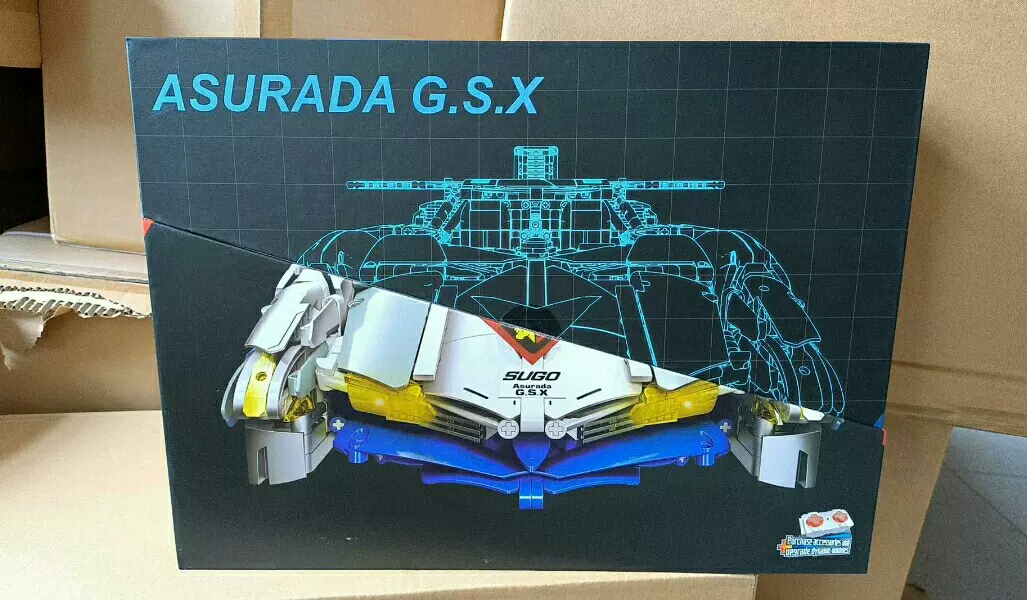 杰星92033高智能方程式阿斯拉达GSX赛车积木拼装玩具兼容-Taobao Singapore