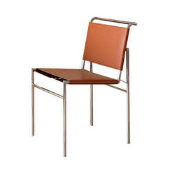 Employee office chair saddle leather dining chair ergonomic stainless steel chair hotel Internet celebrity restaurant cafe commercial