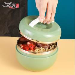 Apple Lunch Box 304 Stainless Steel Insulated Lunch Box Double-Layer Anti-Scalding Lunch Box for Kidsren and Students Canteen Lunch Box