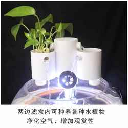 Windmill water rotating water filter round fish tank suction filter box square tank circulating water oxygenation water purification equipment