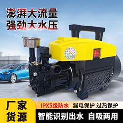 High-Pressure Car Washing Machine Portable Car Washing Machine 220V Car Cleaning Household High-Pressure Cleaning Machine Handheld Powerful Car Washing Machine