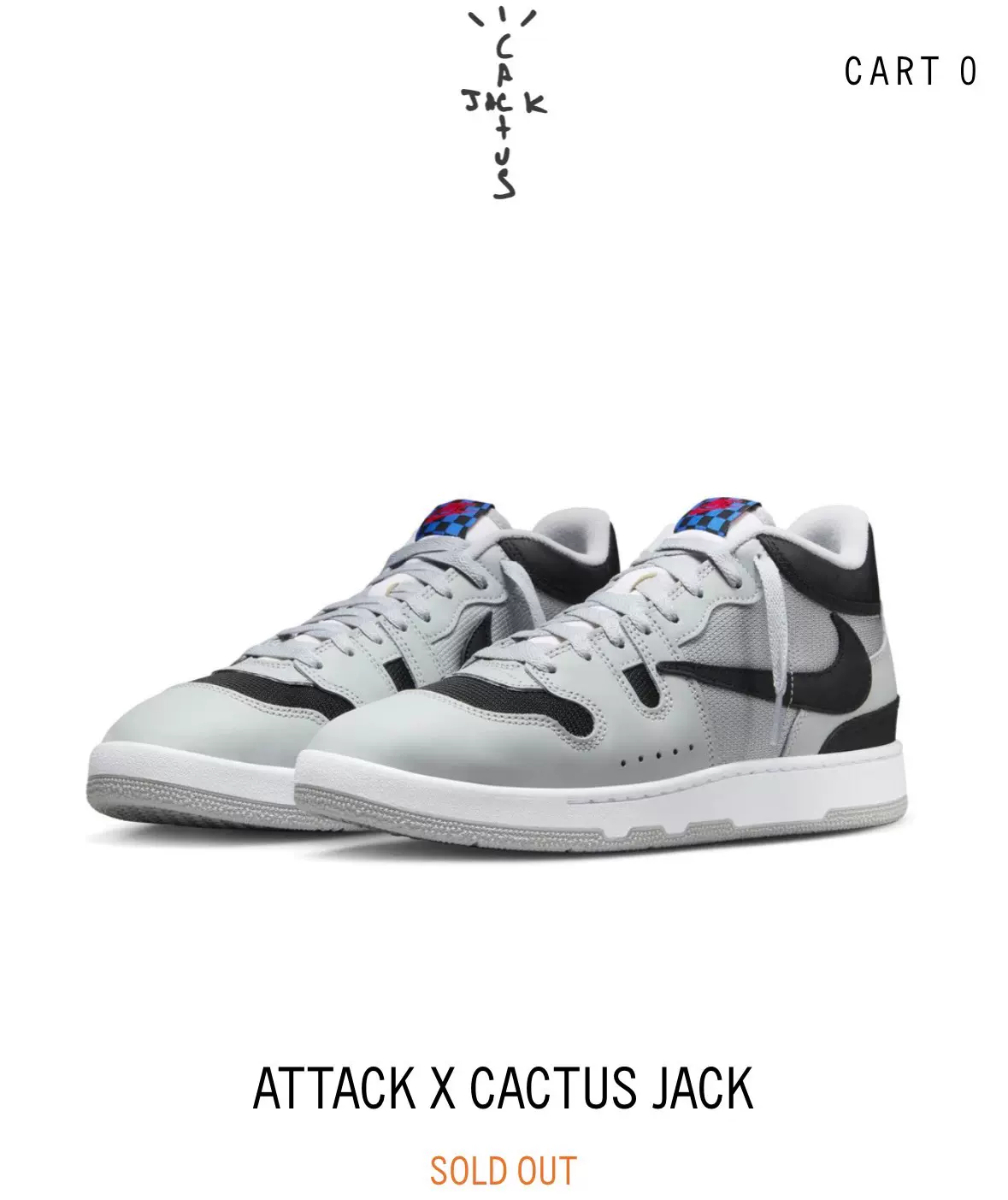 安い販売中 Travis Scott Cactus Jack × Nike Attack - 靴