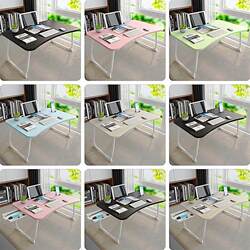 Small Bed Table, Computer Desk for Bed, Laptop Bed Table, Foldable Dormitory Student Study Table, Lazy Table, Desk