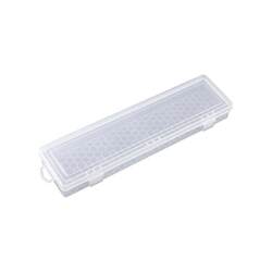 Electric Soldering Iron Storage Box Component Box Long Strip Storage Box Electric Soldering Iron Extended Parts Box Plastic Transparent Box Water Powder
