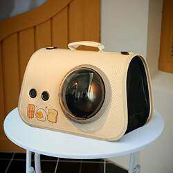 Pet Travel Crate Space Capsule Cat Carrier Portable Outdoor Cat Cage Large Capacity Cat Backpack Dog Backpack Anti-Stress