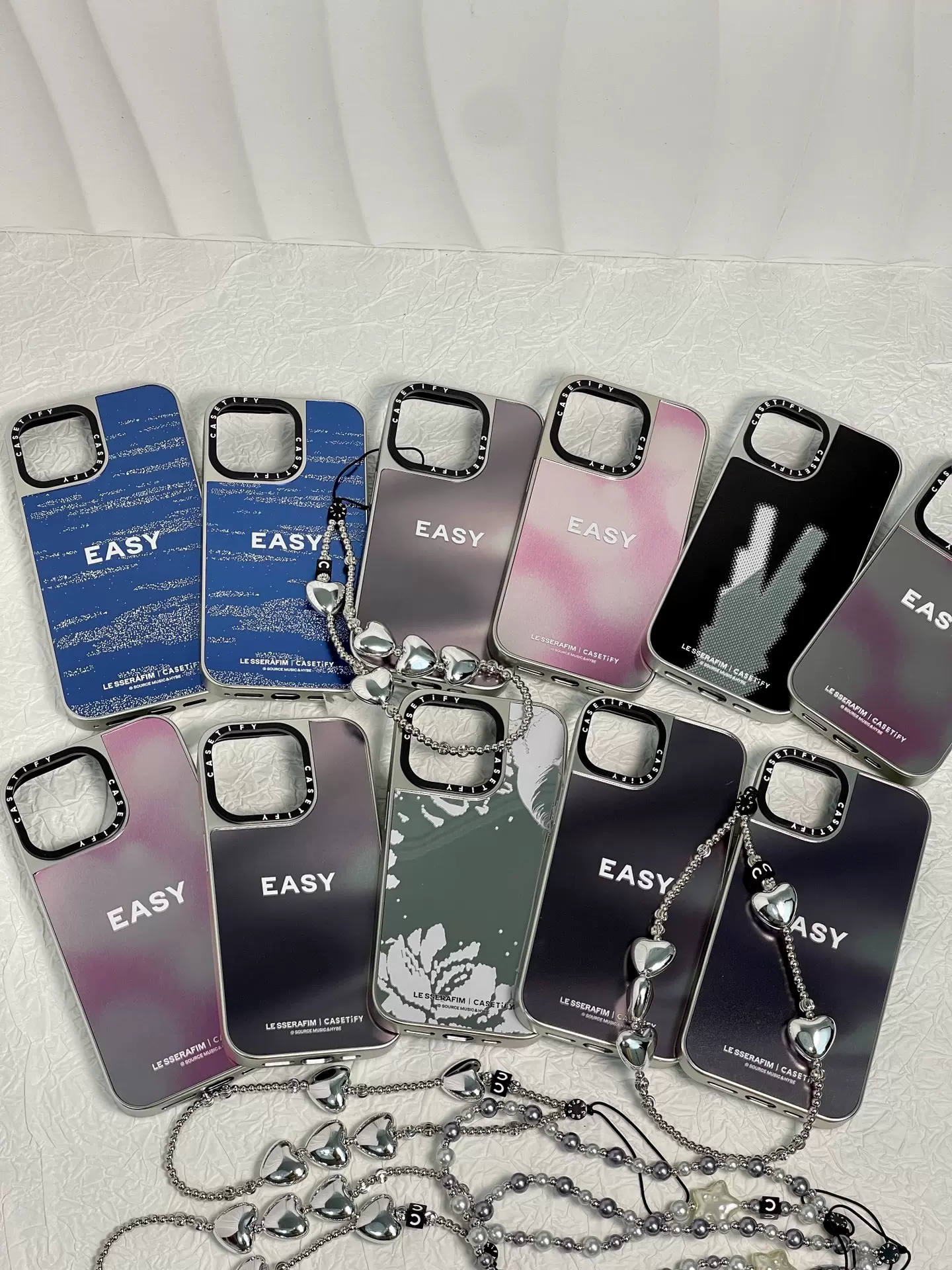 CASETiFY LE SSERAFIM iPhone15ProMax ケース LE SSERAFIMとCASETiFYが初コラボ。新曲「EASY」の世界観が