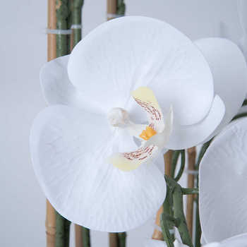 
Extra large super feel butterfly orchid set fake flower silk flower living room decorative flower ornaments home potted simulation gardening