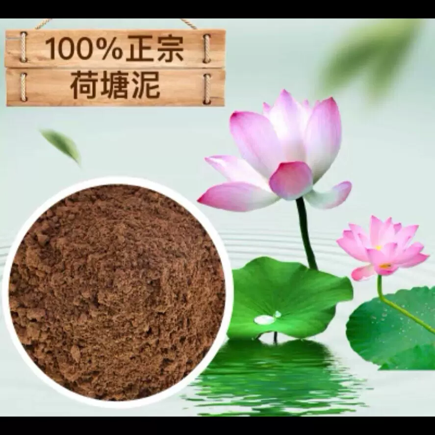 天然荷塘泥碗莲睡莲专用土水生植物营养土肥料河塘泥河泥淤 Taobao